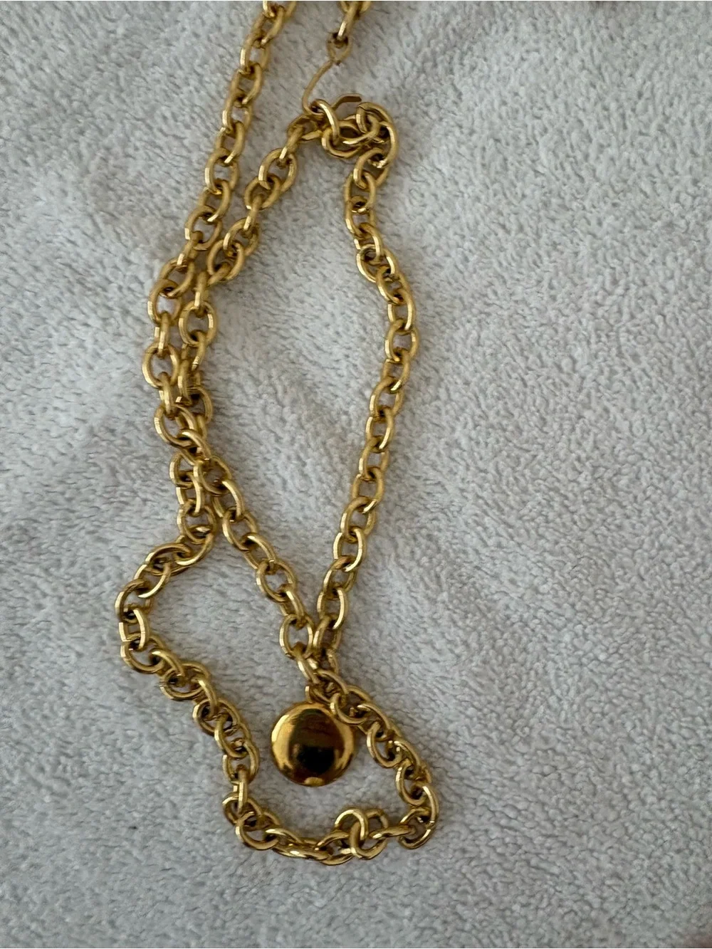 Vintage gold chain belt